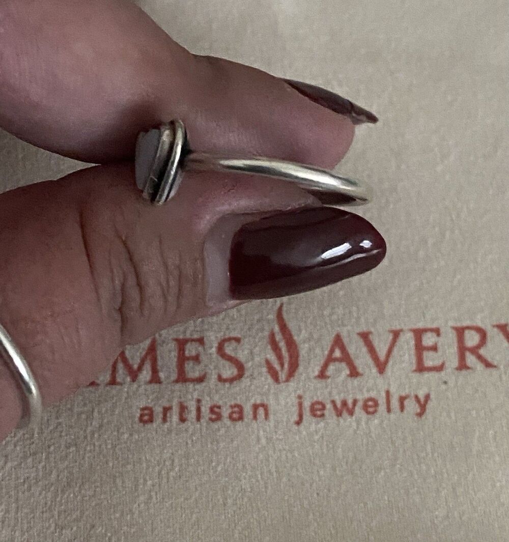NWT James Avery Mother Of Pearl Sweetheart Gemstone Ring Size 9 - Picture 4 of 5